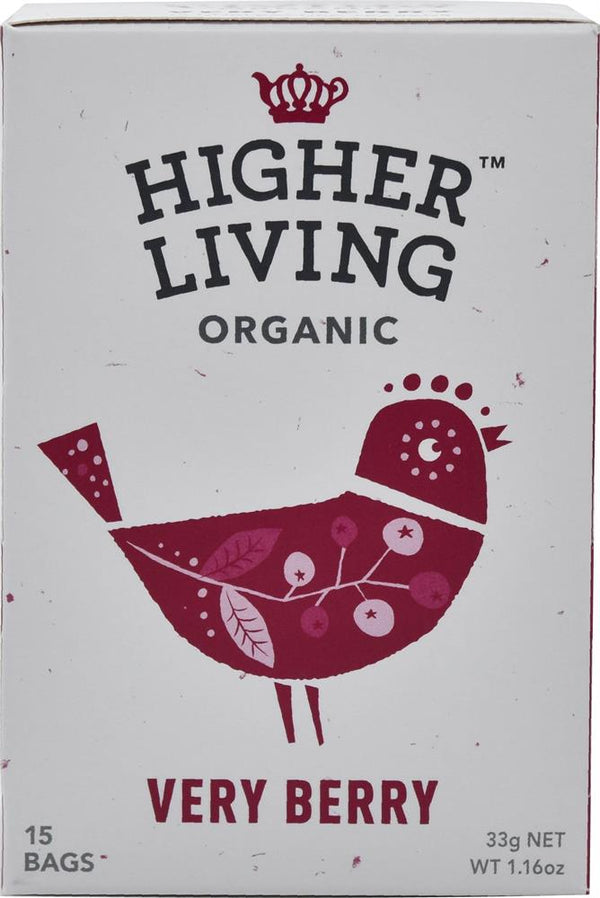 Very Berry Organic Infusion - 15 bags, Higher Living