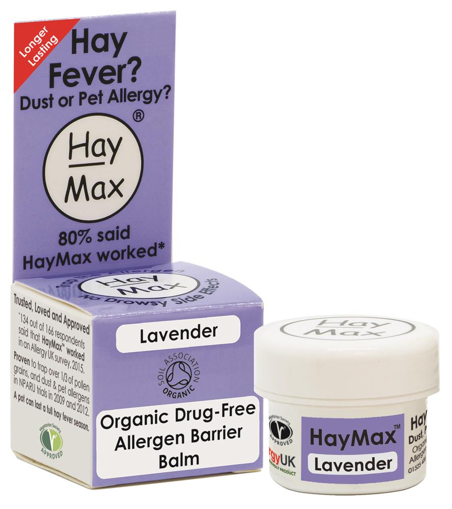 HayMax Lavender Organic Allergen Barrier Balm 5ml, Haymax