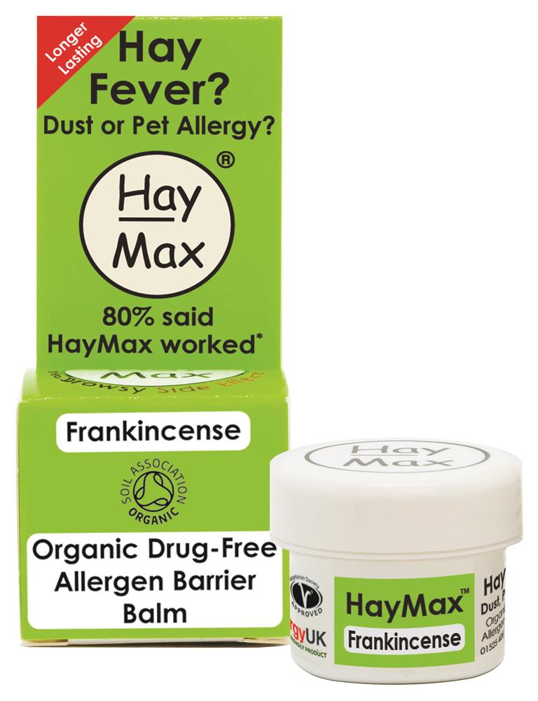 HayMax Frankincense Organic Allergen Barrier Balm 5ml, Haymax