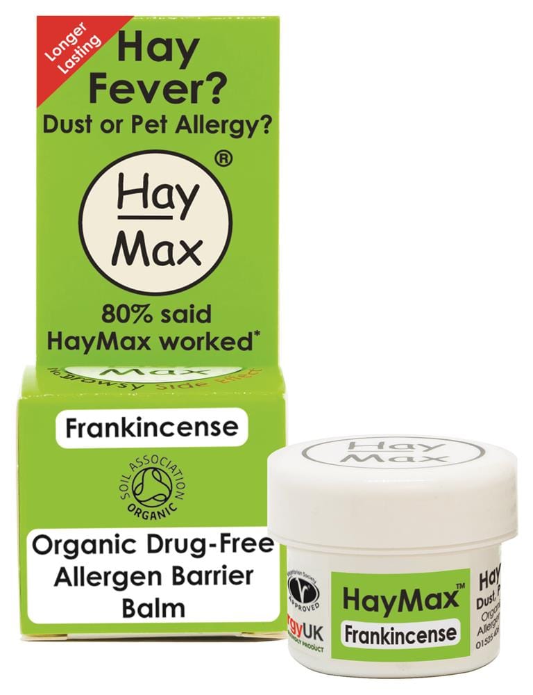 HayMax Frankincense Organic Allergen Barrier Balm 5ml, Haymax