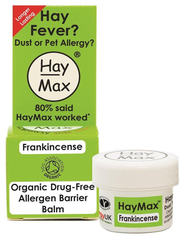 HayMax Frankincense Organic Allergen Barrier Balm 5ml, Haymax