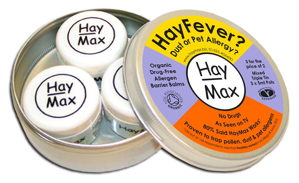 HayMax Mixed 3 for 2 Triple Saver Organic Allergen Barrier Balm, Haymax