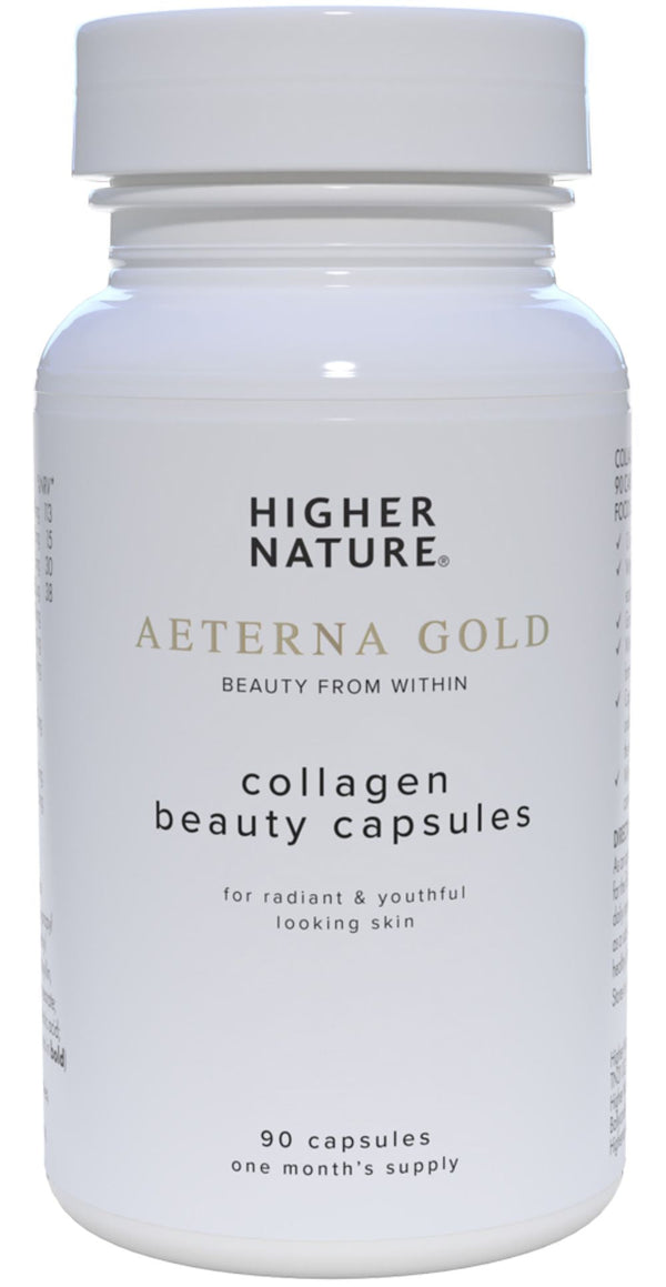 Aeterna Gold Collagen Beauty Capsules 90's, Higher Nature