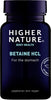 Betaine HCL 90 capsules, Higher Nature