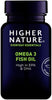 Fish Oil Omega 3  180 capsules, Higher Nature