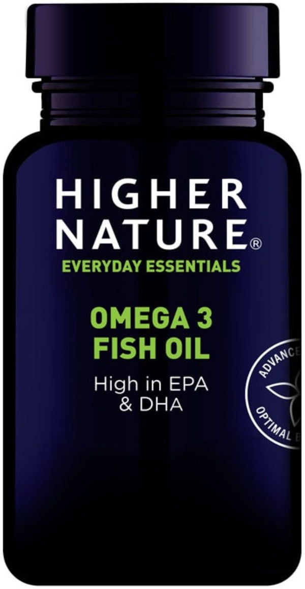 Fish Oil Omega 3  180 capsules, Higher Nature