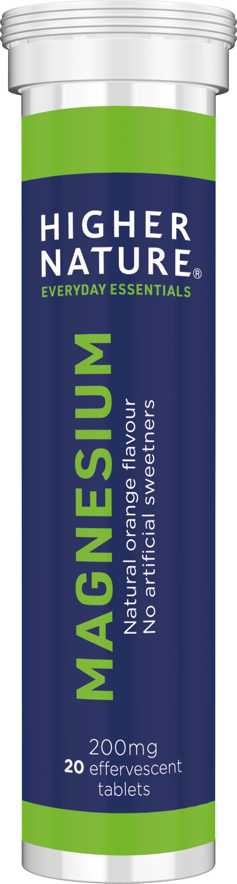 Higher Nature - Magnesium Effervescent 20 Tablets, Higher Nature