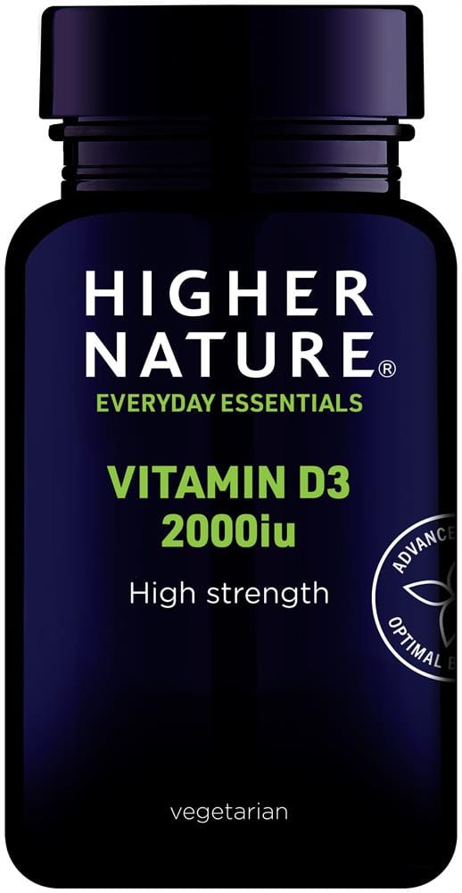 High Strength Vitamin D3 Vegetarian Capsules, Higher Nature