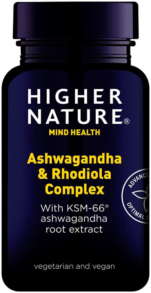 Ashwagandha & Rhodiola Comlex 30 Capsules, Higher Nature