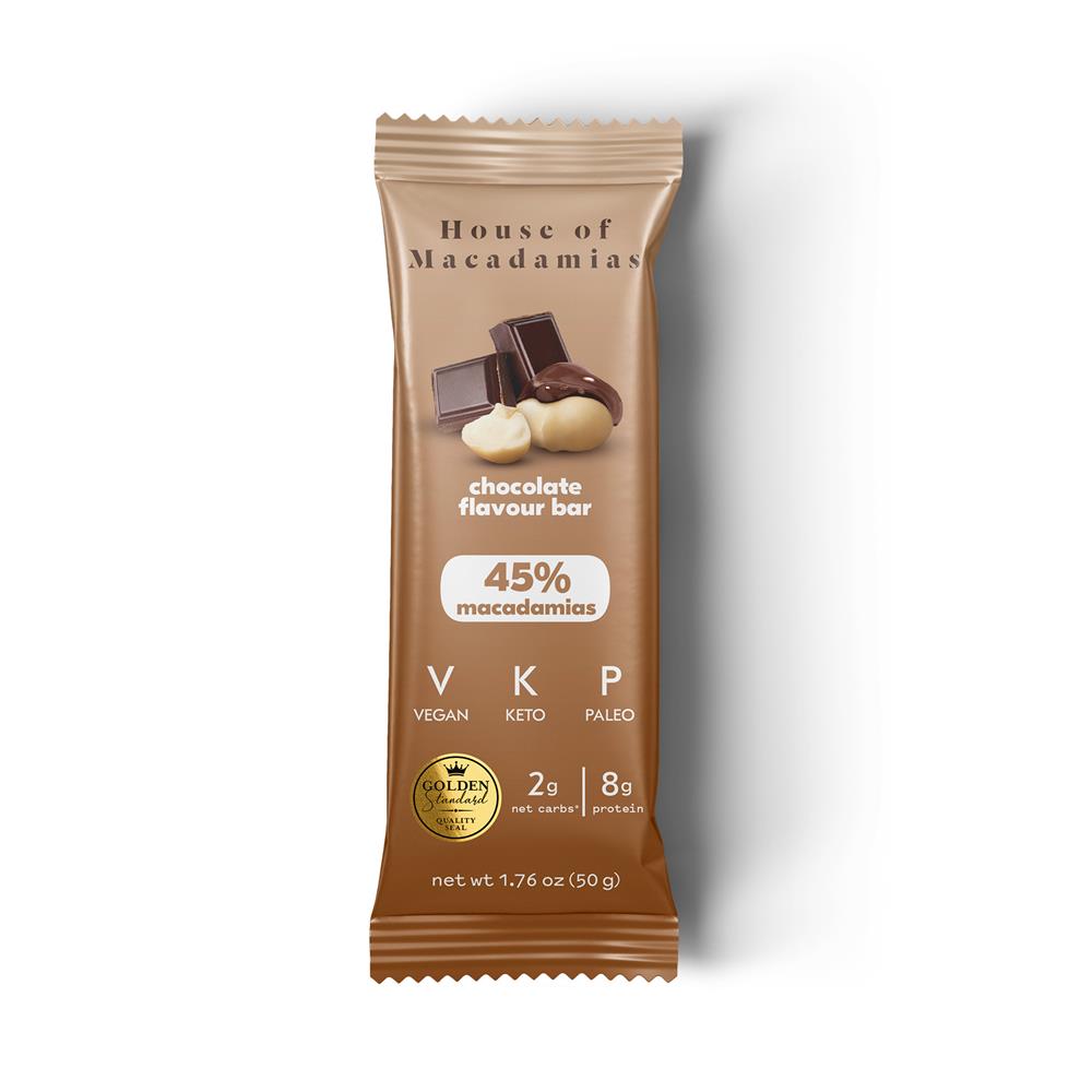 House of Macadamias  Bar Dark Chocolate 50g, House of Macadamias