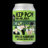 Hip Pop Kombucha Apple & Elderflower 330 ml (case of 12 cans), Hip Pop