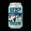 Hip Pop Kombucha Blueberry & Ginger 330 ml (case of 12 cans), Hip Pop