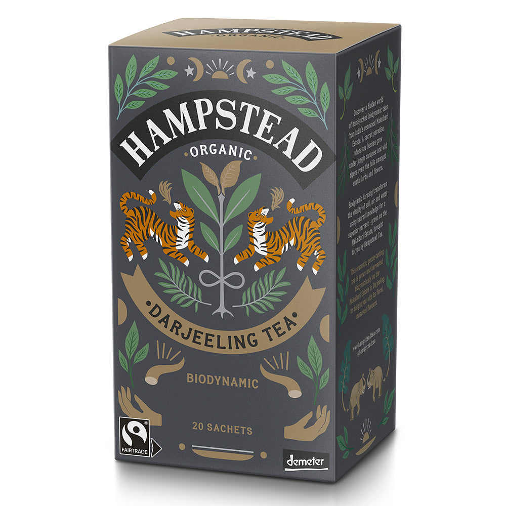 Organic Demeter Darjeeling Tea 20 Bag, Hampstead Tea