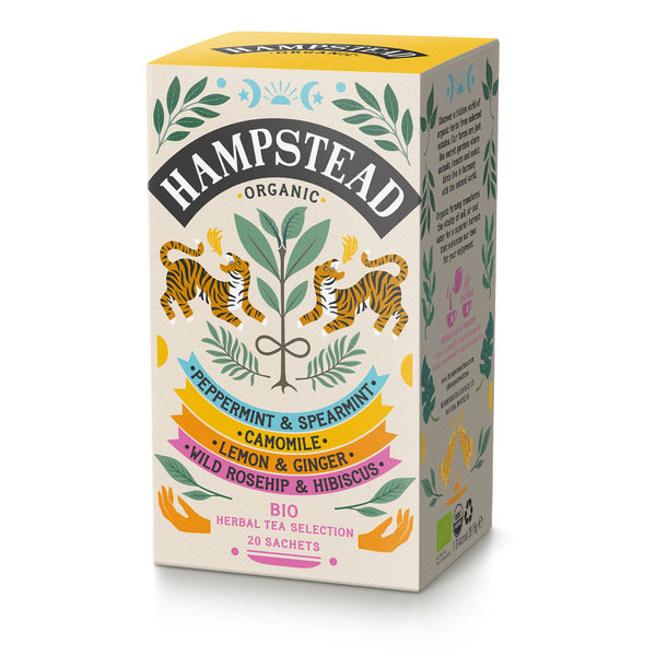 HAMPSTEAD ORGANIC BIODYNAMIC HERBAL INFUSIONS SELECTION TEA, Hampstead Tea