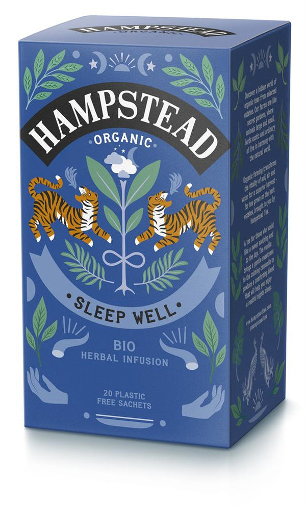 Organic Sleep Well Tea 20 Tea Bags, Hampstead Tea