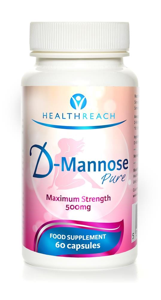 Healthreach D-Mannose Maximum Strength 60 caps, Healthreach