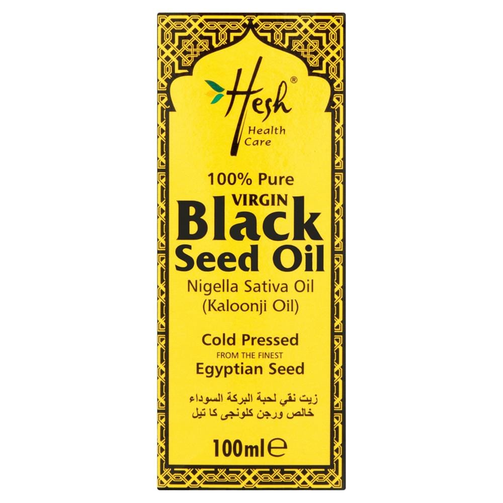 100% Pure Virgin Black Seed Oil 100ml, Hesh