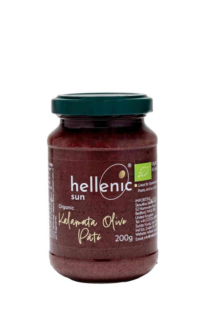 Hellenic Sun Organic Kalamata Pate 200g, Hellenic Sun