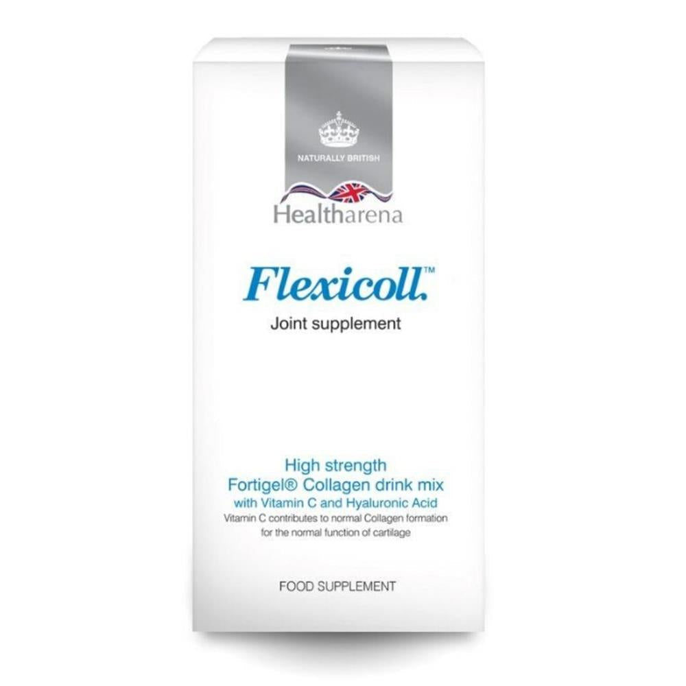 Flexicoll powdered Collagen Drink Mix with Hyaluronic Acid 154g, Healtharena