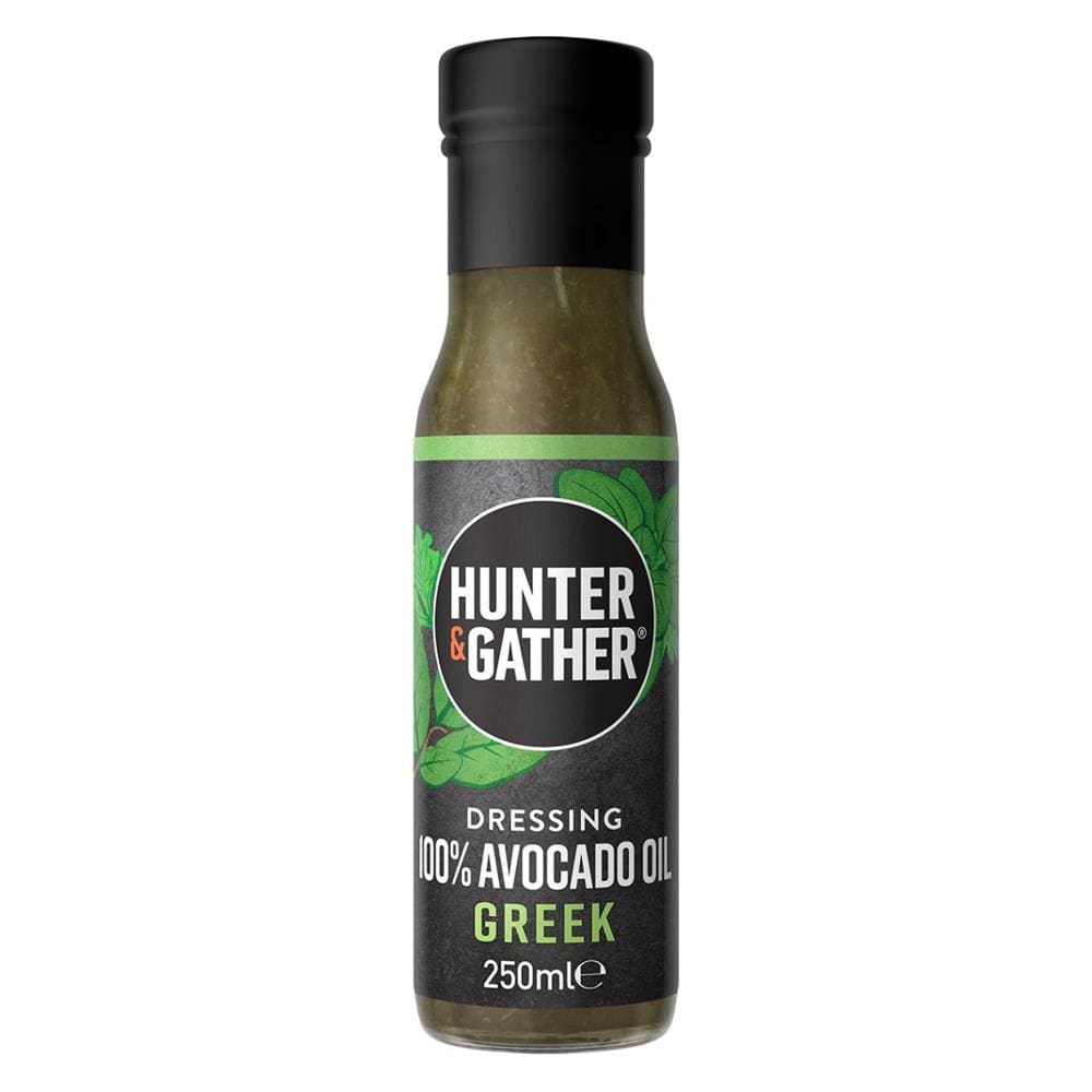 100% Avocado Oil Greek Dressing 250ml, Hunter and Gather