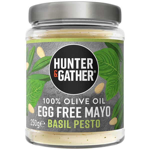 Egg Free Pesto Olive Oil Mayo 250g, Hunter and Gather