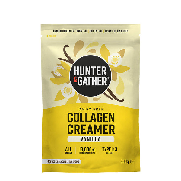 Vanilla Collagen Creamer 300g, Hunter and Gather