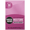 Restore Mixed Berries Electrolyte Sachets 30 x 5.8g per pack, Hunter and Gather