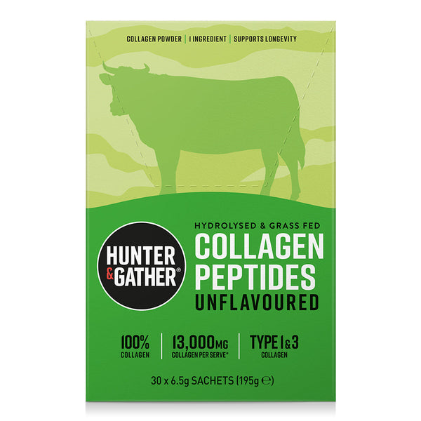 FREE Bovine Collagen 30 x 6.5g Sachets, Hunter and Gather