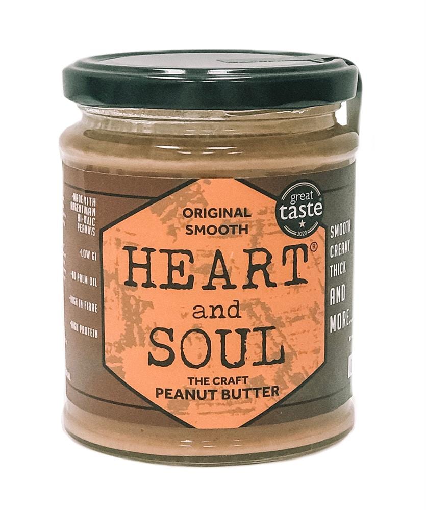 Original Smooth Peanut Butter Jar  280g, Heart and Soul