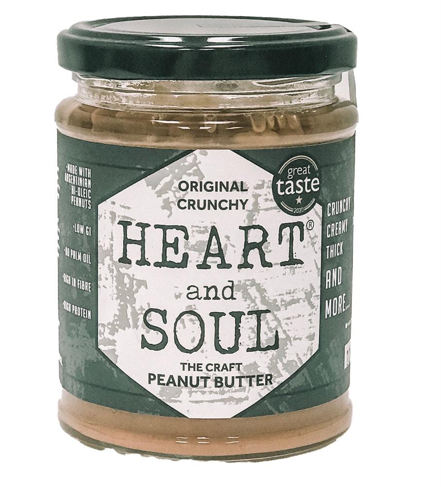 Original Crunchy Peanut Butter Jar 280g, Heart and Soul