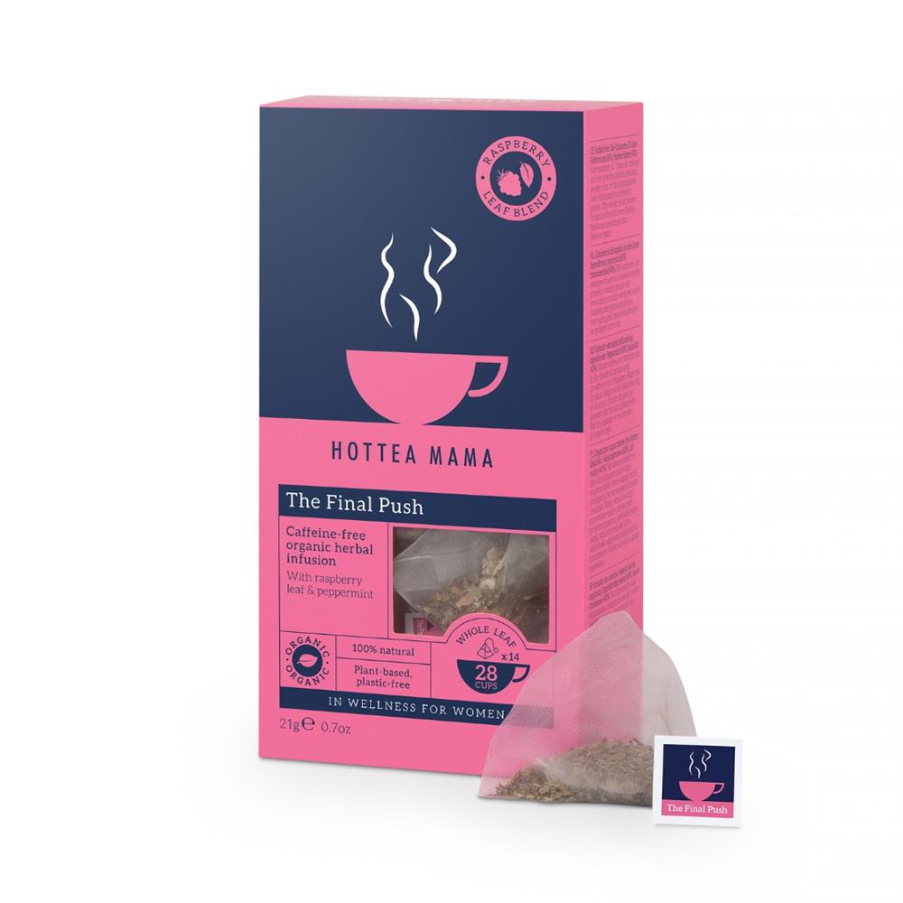 Organic pregnancy support tea - raspberry leaf & peppermint, HotTea Mama