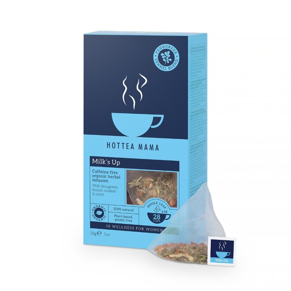 Breastfeeding support herbal tea with fenugreek and fennel, HotTea Mama