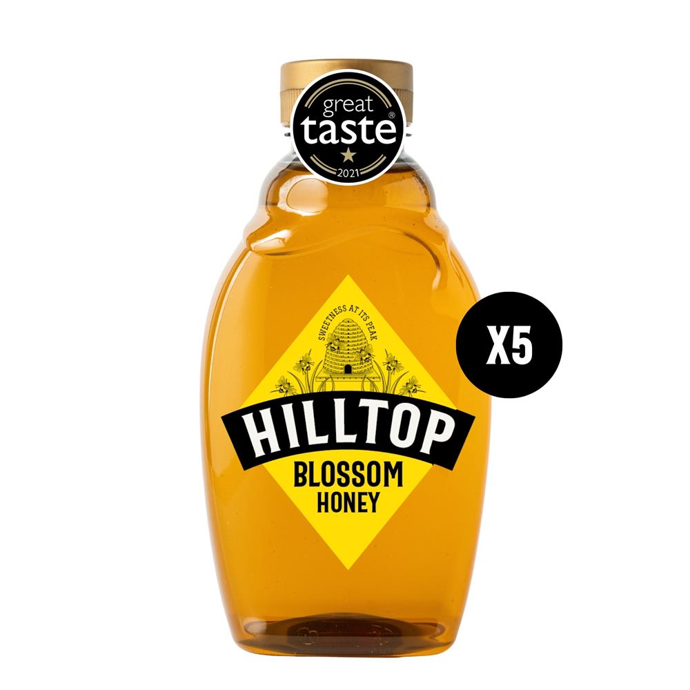 Blossom Honey Squeezy Bottle 720g, Hilltop Honey