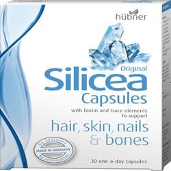 SILICEA Hair Skin and Nails 30 Caps, Hubner