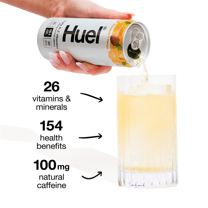 HUEL Daily A-Z Vitamins 12x330ml Pineapple & Mango