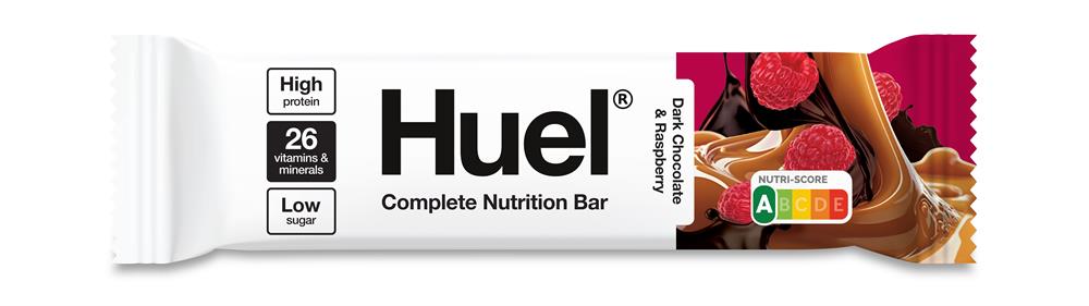 Huel Complete Nutrition Bar Dark Chocolate & Raspberry, Huel