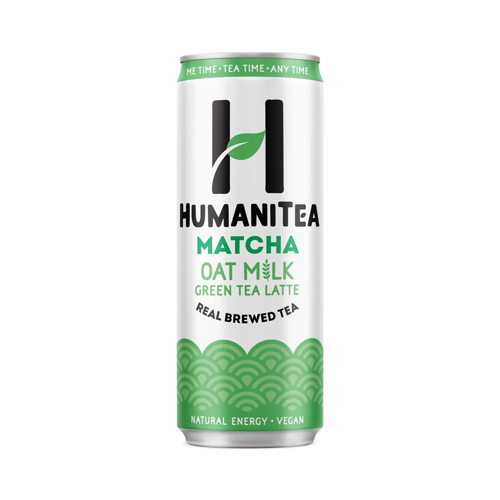 Humanitea Matcha Oat Milk Green Tea 250ml, HumaniTea