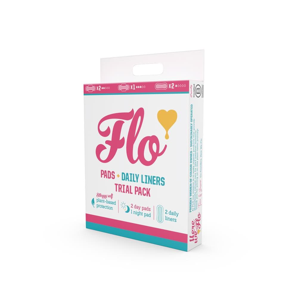 Flo Bamboo Pad To Go Pack, Here We Flo