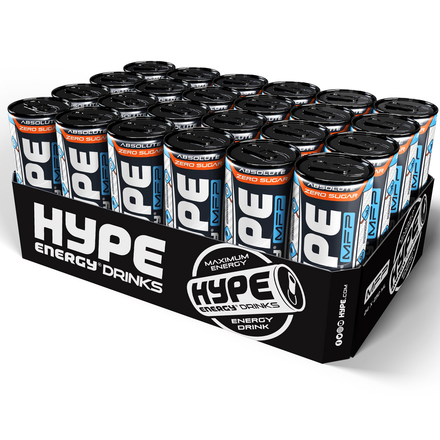 HYPE MFP Zero Sugar 24x250ml Energy Drink