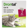 Drontal Cat XL Tape & Roundworm Tablets Pack of 2 - welzo