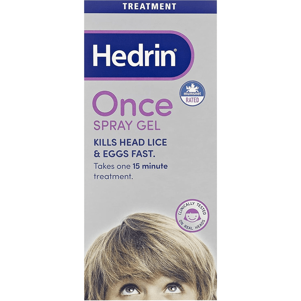 Hedrin Once Spray Gel 100ml - welzo