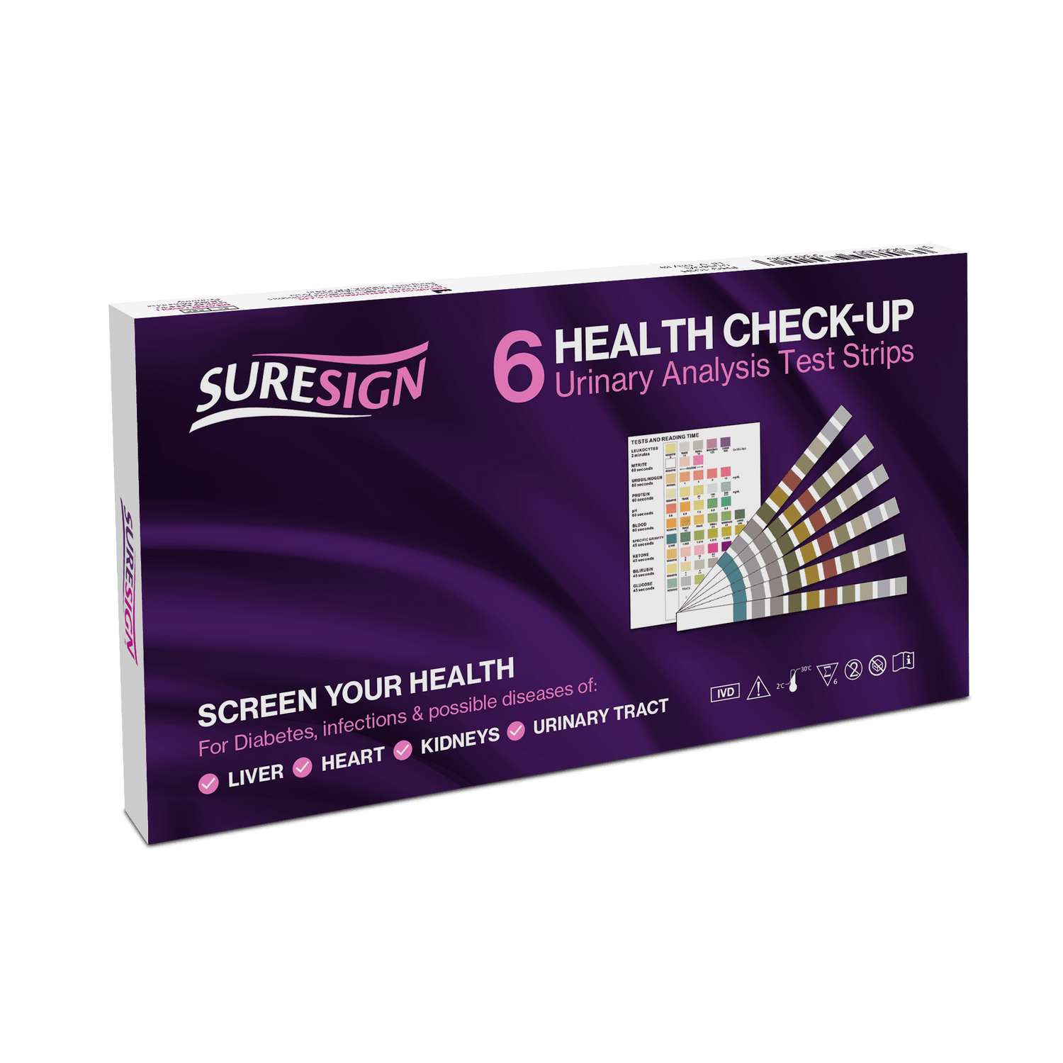 Suresign Health Check Up test Pack of 6  - welzo