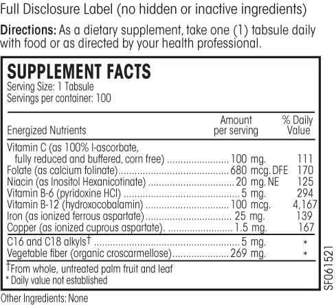 PERQUE Hematin Anemia Guard – 100 tabletek – zdjęcie 4