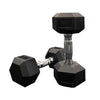 Jordan Lifting Club 1kg Hexagonal Rubber Dumbbell (Pair) - Welzo