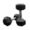 Jordan Lifting Club 2.5kg-30kg Hexagonal Rubber Dumbbells Set - Welzo