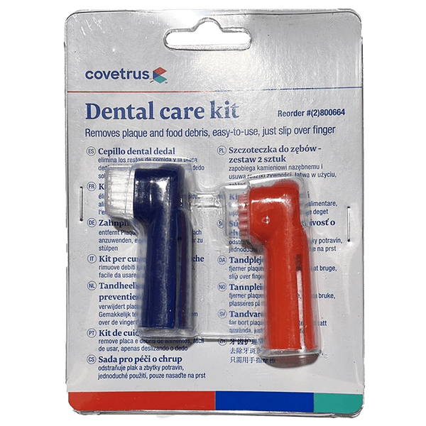 Dental Care Kit Finger Toothbrushes Pack of 2 - welzo