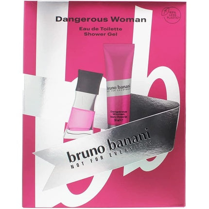 Bruno Banani Not For Everybody Dangerous Women 2 Piece Gift Set: Eau De Toilette 30ml - Shower Gel 50ml