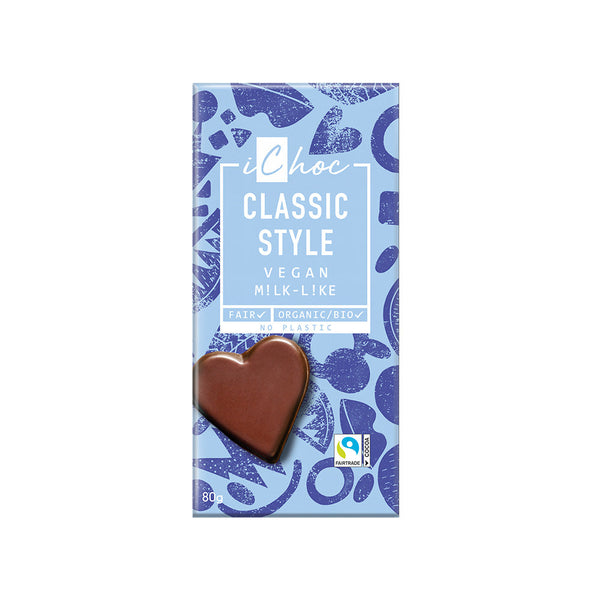 Classic Chocolate Vegan Organic 80g, iChoc