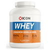 ICON Nutrition 100% Whey Protein 2.27kg Cinnamon Vanilla Swirl