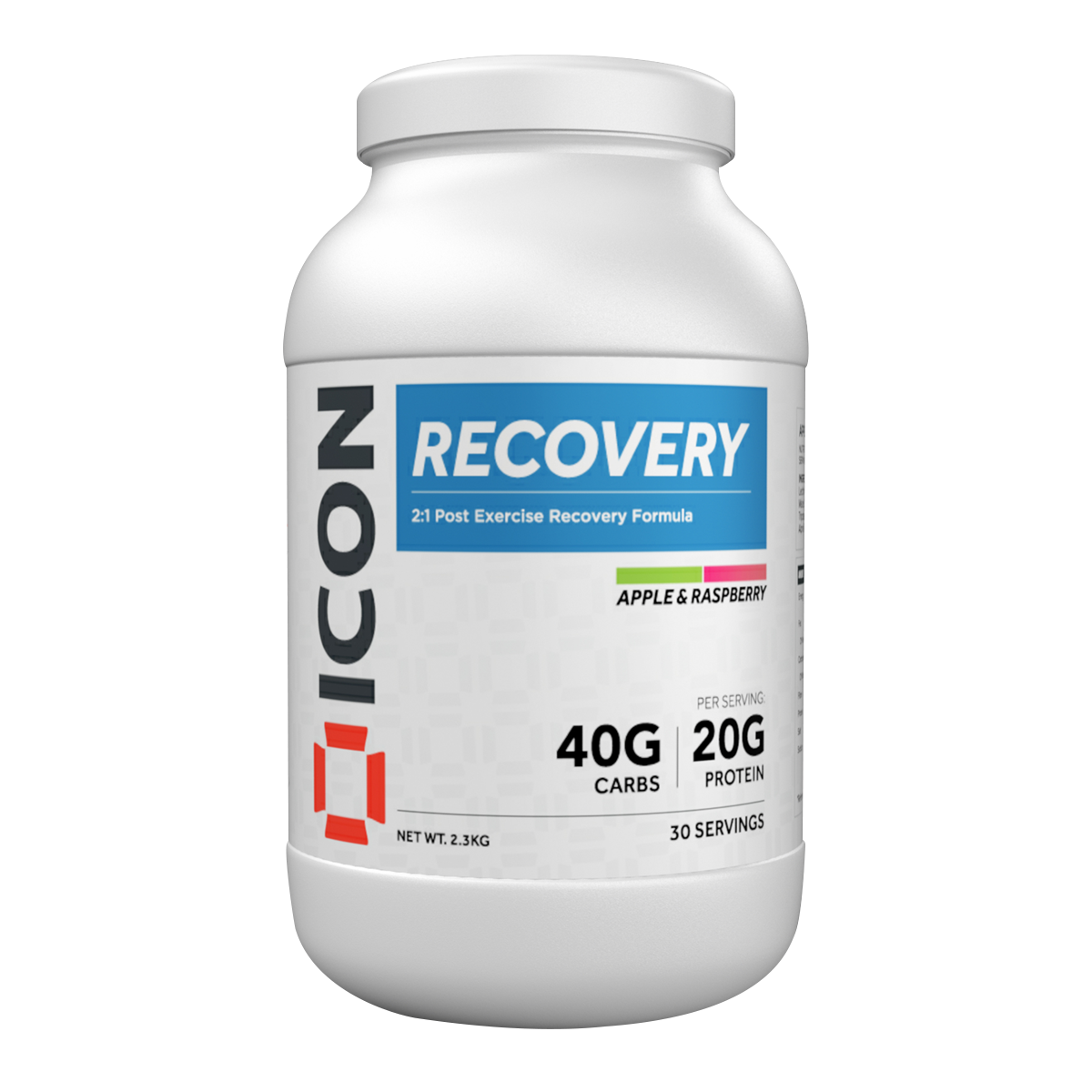 ICON Nutrition Recovery 2:1:1 2.3kg Raspberry & Apple